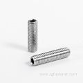 DIN913 hexagon hex socket Set screws with flat end stainless steel